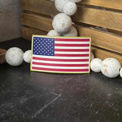 American Flag UV Printed Patch