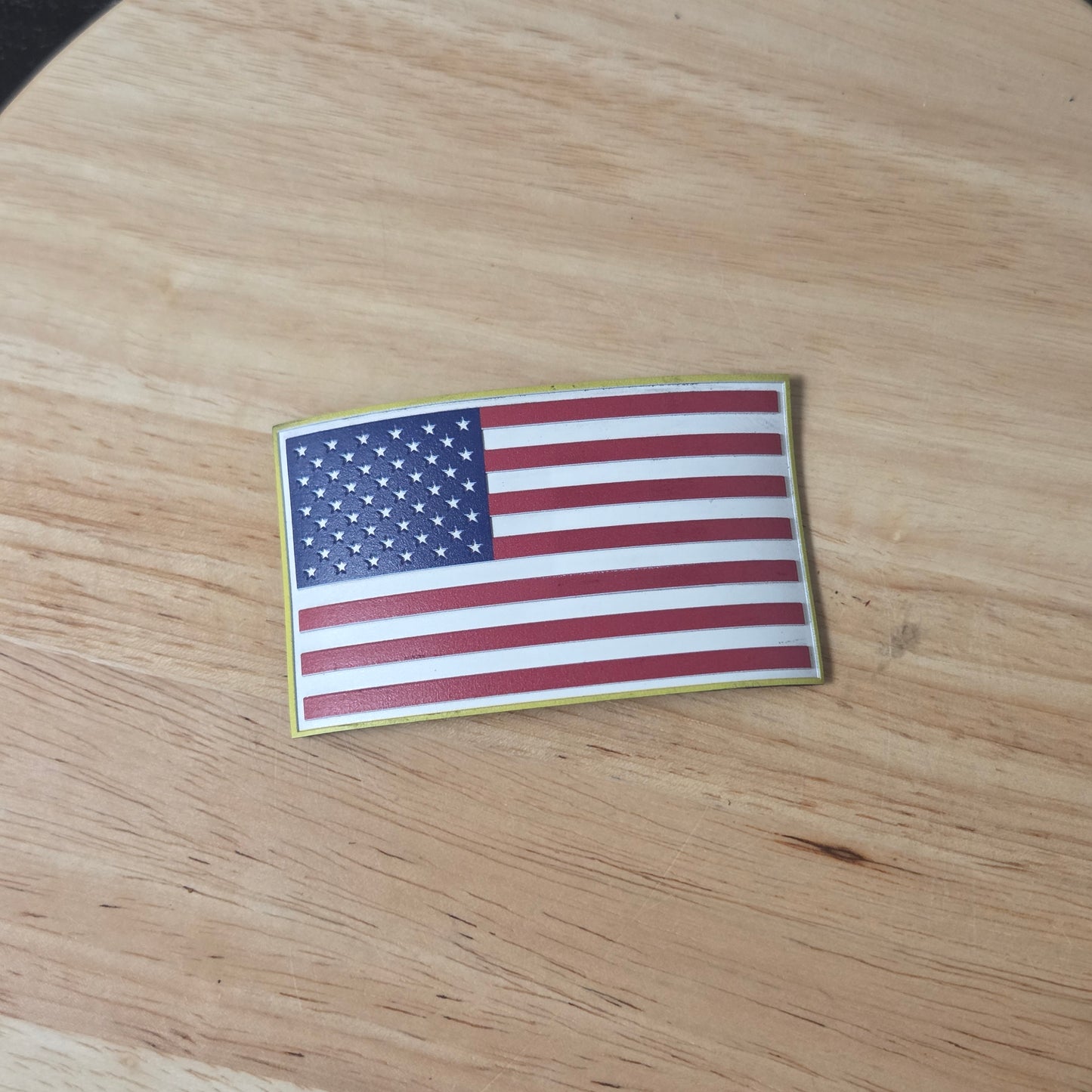 American Flag UV Printed Patch