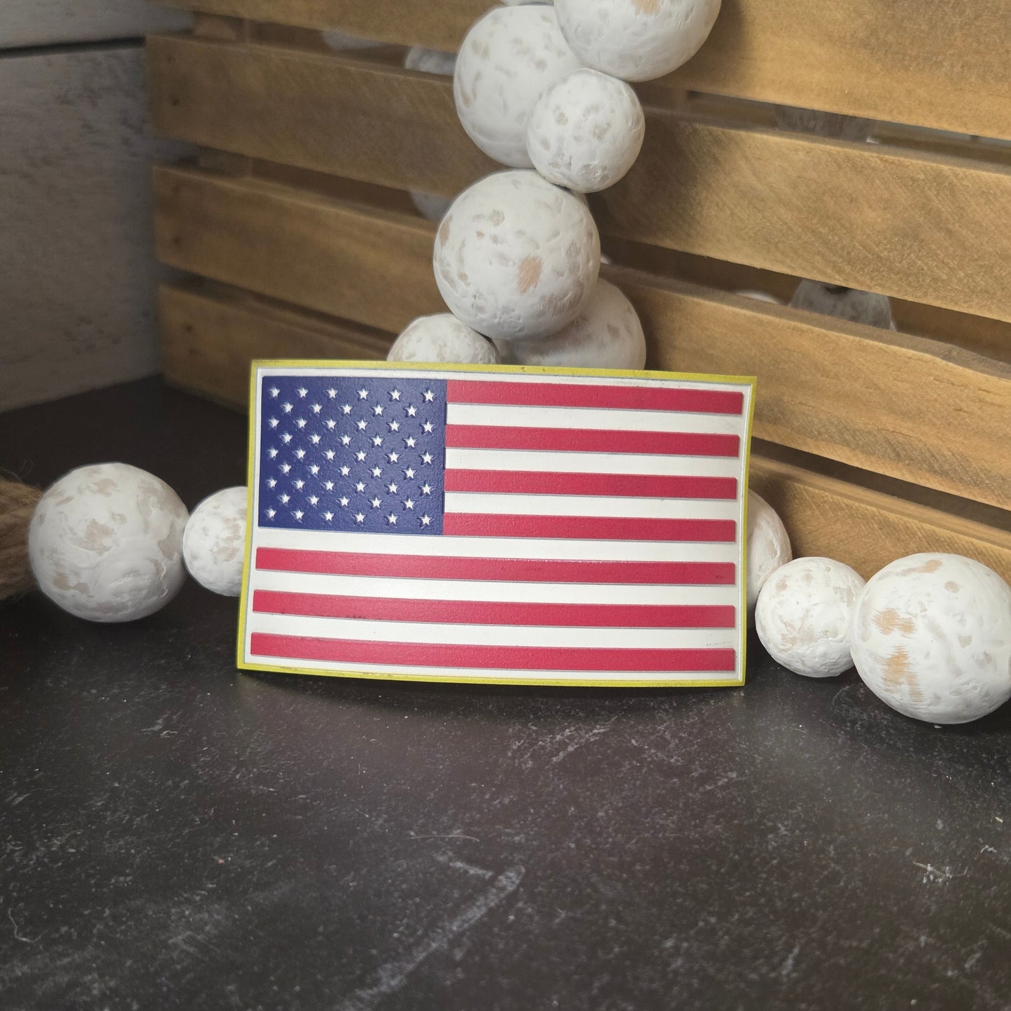 American Flag UV Printed Patch
