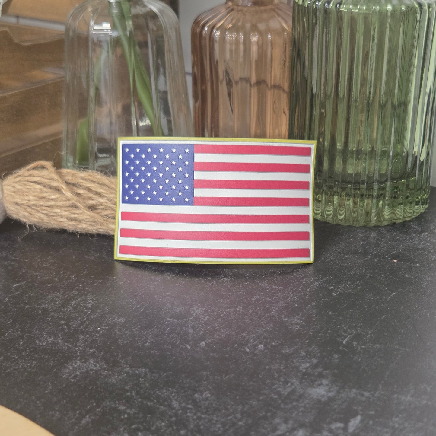 American Flag UV Printed Patch