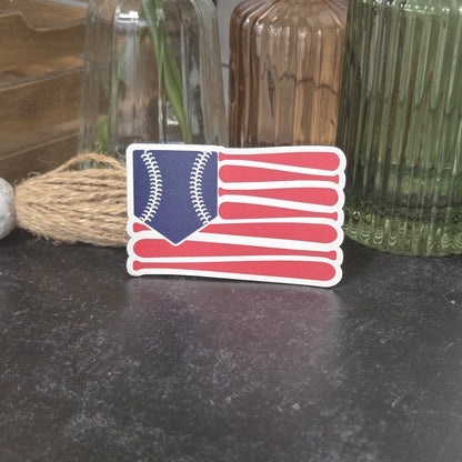 Baseball Flag UV Printed Patch