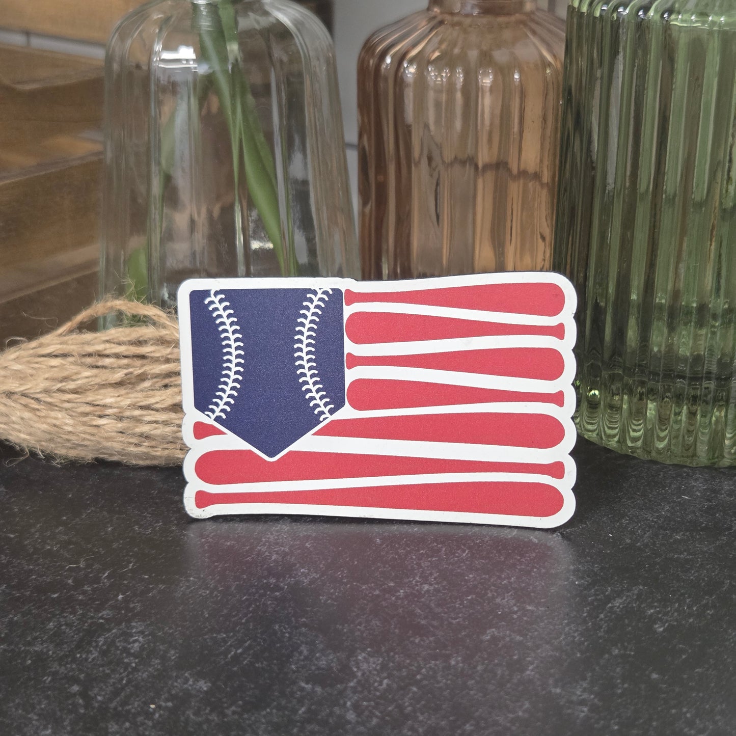 Baseball Flag UV Printed Patch