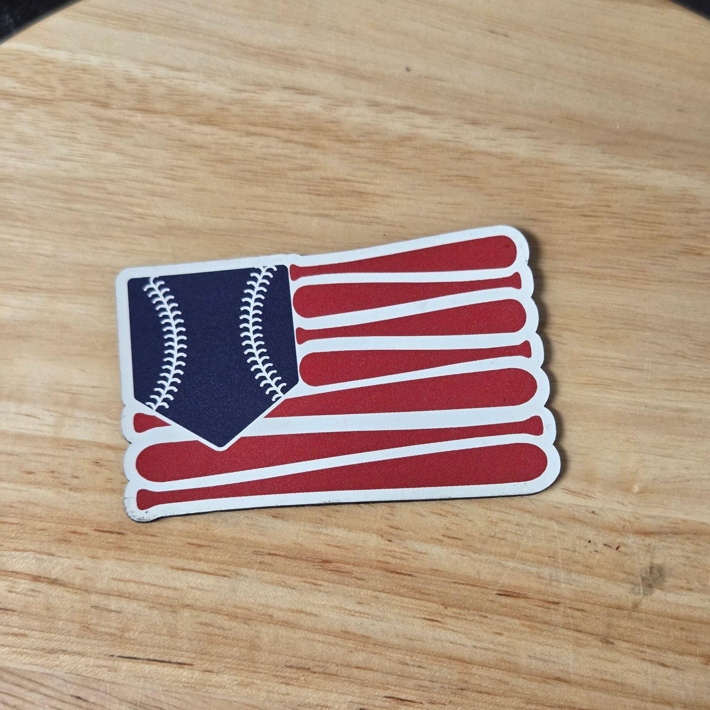 Baseball Flag UV Printed Patch