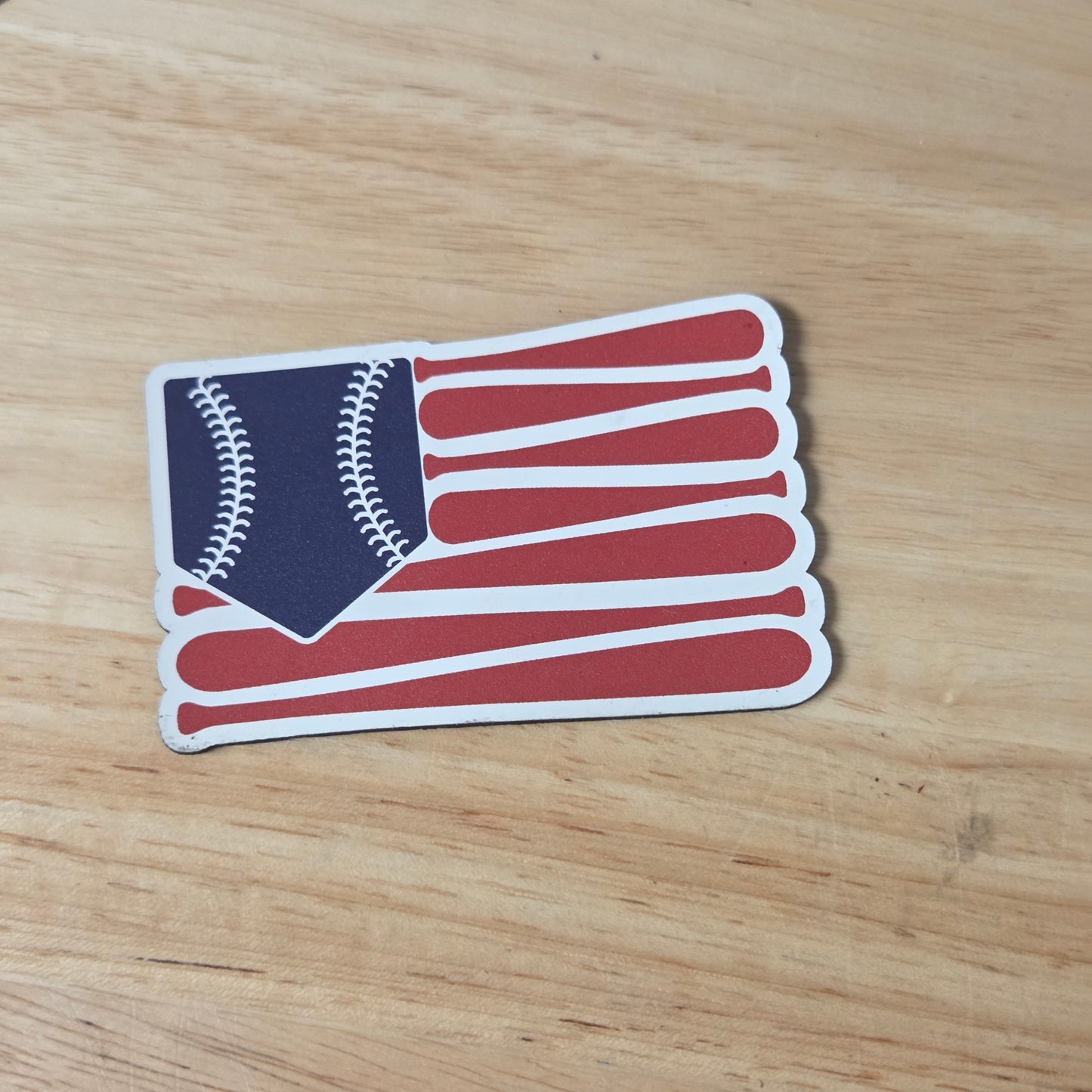 Baseball Flag UV Printed Patch