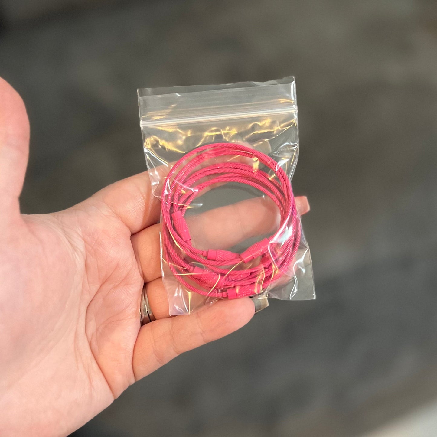 Wire Cable Keychain Thingie