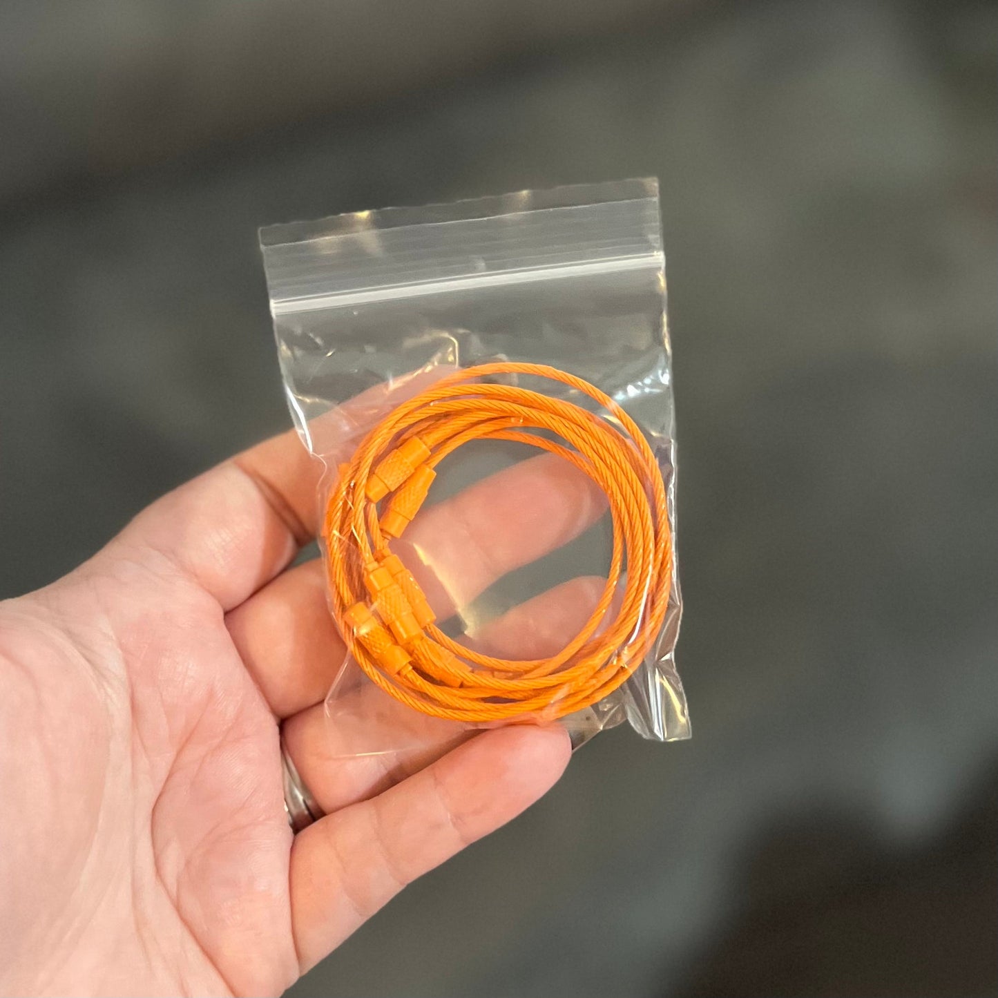 Wire Cable Keychain Thingie