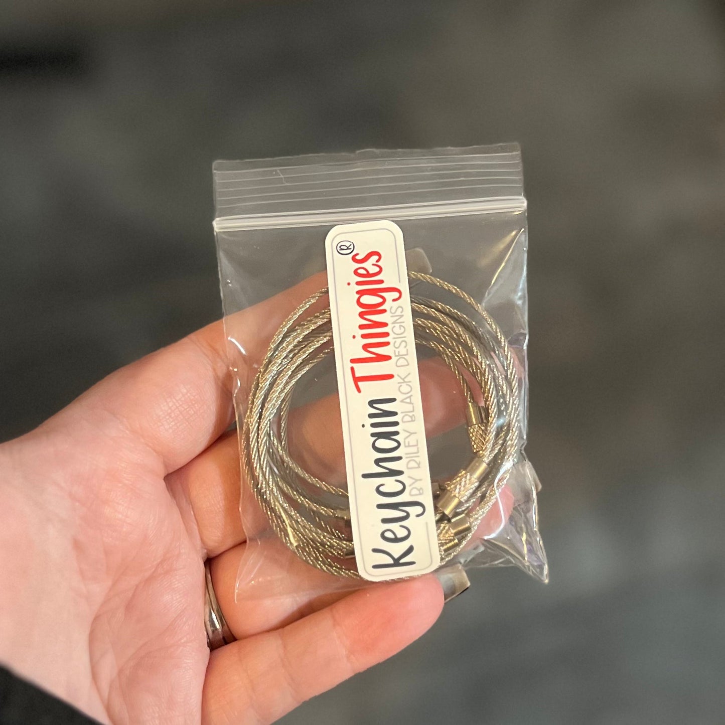Wire Cable Keychain Thingie