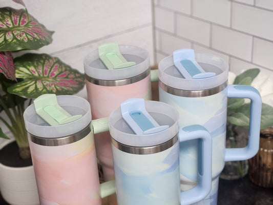 Brushstroke Watercolor Tumblers