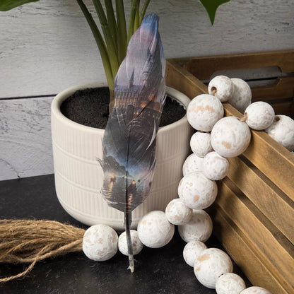 Printed Cowboy Hat Feather | Decorative Western Hat Accessory
