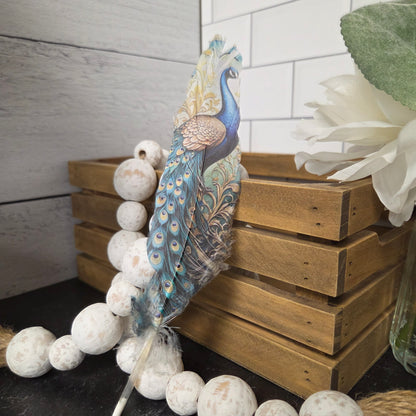 Printed Cowboy Hat Feather | Decorative Western Hat Accessory