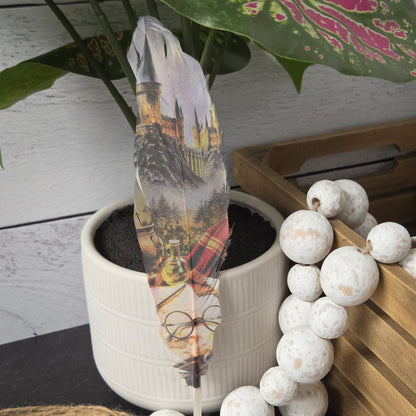 Printed Cowboy Hat Feather | Decorative Western Hat Accessory