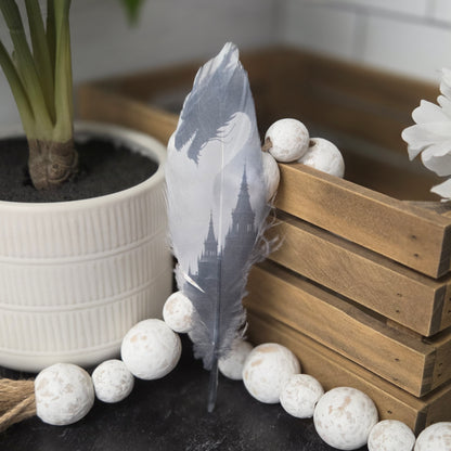 Printed Cowboy Hat Feather | Decorative Western Hat Accessory