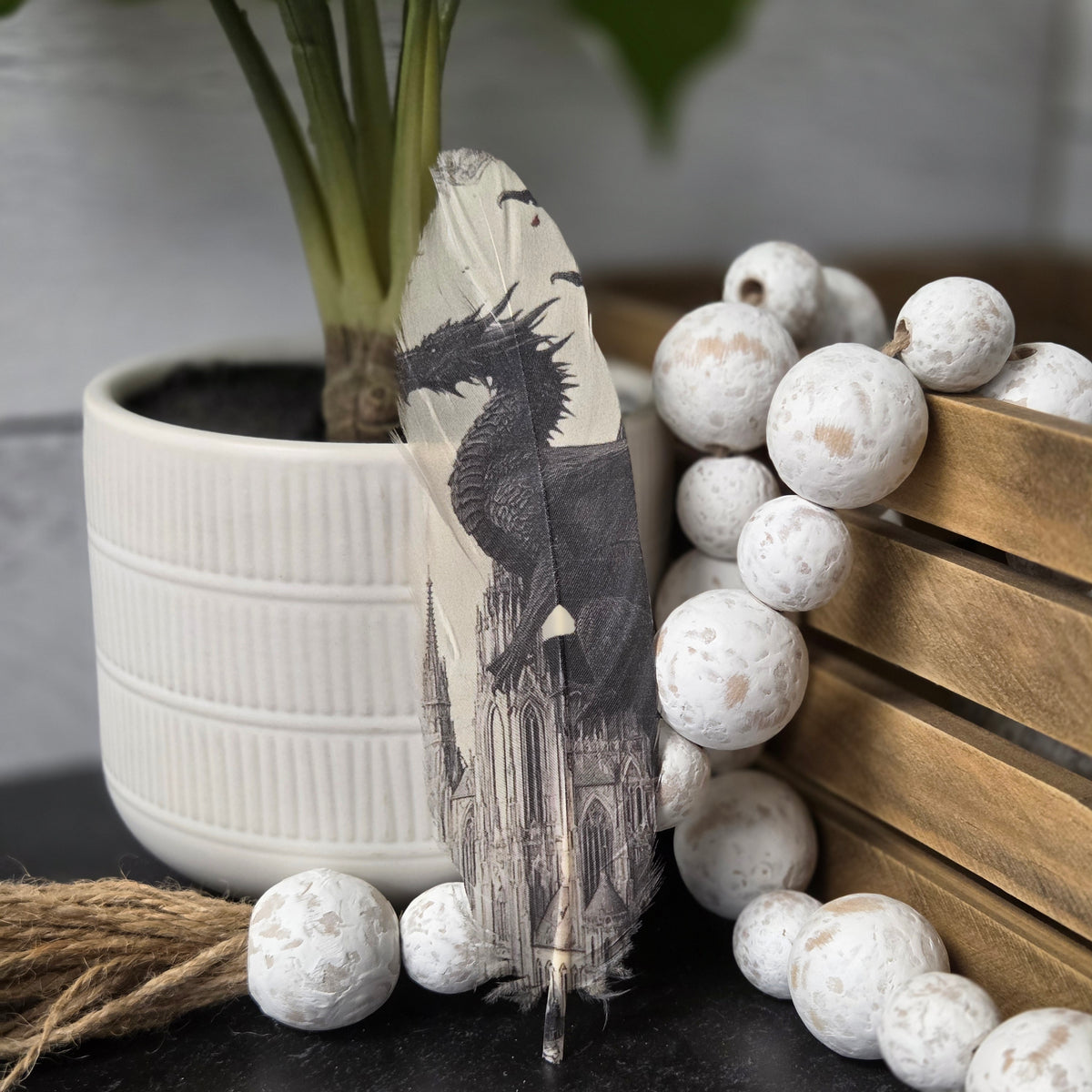 Printed Cowboy Hat Feather | Decorative Western Hat Accessory
