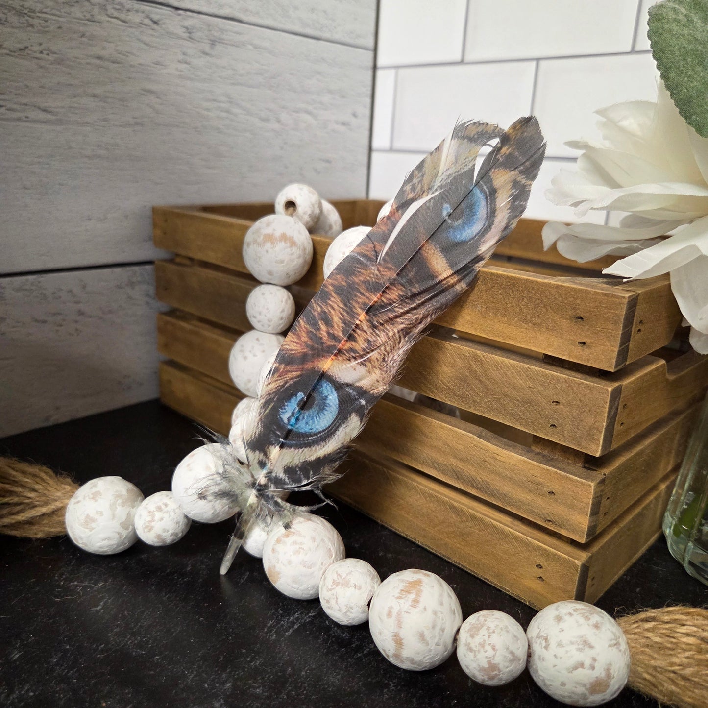 Printed Cowboy Hat Feather | Decorative Western Hat Accessory
