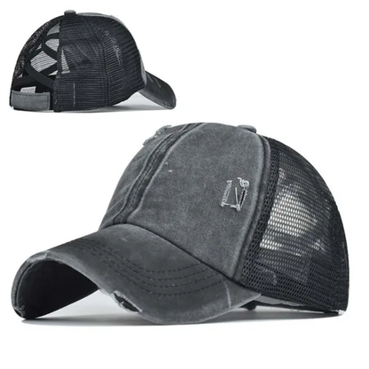 Crisscross Ponytail Hat Women's and Youth